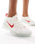 Фото #6 товара Nike Air Vapormax 2023 NN Flyknit trainers in sail white and red