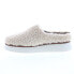 Фото #3 товара Fly London Cafe CAFE360FLY-001 Womens Beige Leather Slip On Clog Flats Shoes