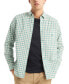 Men's Classic-Fit Stretch Button-Down Check Shirt