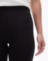 Topshop Petite full length heavy weight legging in black