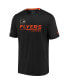 Фото #2 товара Men's Black Philadelphia Flyers Authentic Pro Locker Room Performance T-shirt