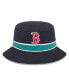 Фото #1 товара Men's Navy Boston Red Sox Reverse Bucket Hat