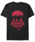 Men's Stranger Things Simple Poster Short Sleeve T-shirt Черный, Small - фото #1