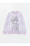 Фото #1 товара LCW Kids Bisiklet Yaka Elsa Baskılı Uzun Kollu Kız Çocuk Sweatshirt