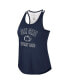 Women's Navy Penn State Nittany Lions 10 Days Racerback Scoop Neck Tank Top