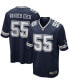 Фото #4 товара Men's Leighton Vander Esch Navy Dallas Cowboys Team Game Jersey