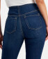 Фото #5 товара Petite High-Rise Flare-Leg Pull-On Denim Jeans, Created for Macy's