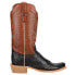 Фото #1 товара R. Watson Boots Full Quill Ostrich Square Toe Cowboy Mens Size 9.5 D RW4510-1