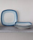 Colorscapes Layers Square Salad Plate Set/4, 8.25"