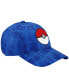 Men's Pokeball Embroidered Blue Tie Dye Cotton Twill Baseball Hat