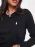 Фото #5 товара Polo Ralph Lauren long sleeve top in black