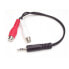 Фото #2 товара StarTech.com 6in Stereo Audio Cable - 3.5mm Male to 2x RCA Female - 3.5mm - Male - 2 x RCA - Female - 0.15 m - Black