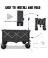 Collapsible Folding Wagon: Large Capacity, Removable Fabric, Compact Size