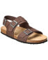 Geox Ghita Leather Sandal Men's Brown 42