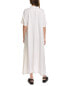 Фото #2 товара Sole Tunic Linen-Blend Maxi Dress Women's White M
