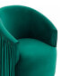 London Pleated Swivel Chair