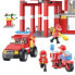 Фото #2 товара EUREKAKIDS Fire station building blocks with rescue vehicles 827 pieces