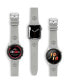 Фото #6 товара Unisex Ashby Gray Genuine Leather Universal Smart Watch Strap 20mm