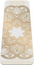 Фото #1 товара BestIdeas Yoga Mat Golden Mandala on White for Yoga, Pilates, Floor Exercise, Men Women Girls Boys Children Beginners Non-Slip Design
