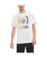 Men's White Pittsburgh Steelers Miles T-shirt M - фото #3