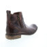 Фото #16 товара Roan by Bed Stu Bail F850098 Mens Brown Leather Zipper Casual Dress Boots