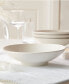 Classic White Porcelain Pasta Bowls, Set of 4