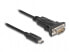 Фото #2 товара Кабель USB Type-C - RS-232 - Male - черный - 0.225 м - FTDI FT232RL - Delock 64125