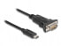 Delock 64125 - USB Type-C - RS-232 - Male - Black - 0.225 m - FTDI FT232RL