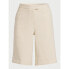 Фото #4 товара Scoop Women's Straight Leg Tailored Bermuda knee-length Shorts Beige Size 18