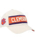 Men's Cream Clemson Tigers Crossroad MVP Adjustable Hat