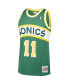 Men's Detlef Schrempf Green Seattle SuperSonics 1994-95 Hardwood Classics Swingman Player Jersey