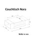 Фото #7 товара Couchtisch Plus Weiß Walnuss