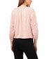 Фото #2 товара Women's Pin Tuck Detail Sleeve Button Front Blouse