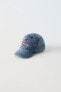Фото #2 товара Denim cap with embroidered heart motif