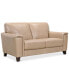 Фото #3 товара Brayna 65" Classic Leather Loveseat, Created for Macy's