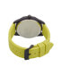 ფოტო #4 პროდუქტის Women's Quartz Neon Lime Silicone Strap Watch 40mm