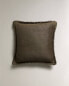 Linen cushion cover