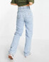 Dickies Thomasville high waisted relaxed fit jeans in blue denim BLAU, W31 - фото #3