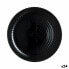 Фото #1 товара Плоская тарелка Luminarc Pampille Чёрный Cтекло (25 cm) (24 штук)