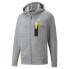 Фото #1 товара Puma Sf Race Hooded Full Zip Sweat Jacket Mens Grey Casual Athletic Outerwear 53
