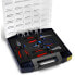 raaco Boxxser 55 - Tool box - Polycarbonate (PC),Polypropylene - Blue,Transparent - 15 kg - Hinge - 421 mm