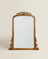 Фото #3 товара Gold wooden wall mirror