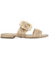 Фото #2 товара Elisa Embellished Buckle Double Band Sandals