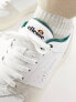 ellesse Panaro cupsole trainers in white and green