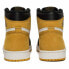 Кроссовки Nike Air Jordan 1 Retro High Yellow Ochre (Белый, Черный)