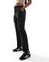 Фото #1 товара Miss Selfridge slim leg full length trouser in black