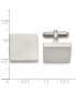 Stainless Steel Polished Square Cuff Links