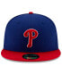 Men's Royal, Red Philadelphia Phillies Alternate Authentic Collection On-Field 59FIFTY Fitted Hat