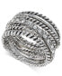 Textured Pavé Statement Ring, Created for Macy's
