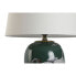 Desk lamp Home ESPRIT White Green Turquoise Golden Ceramic 50 W 220 V 40 x 40 x 59 cm